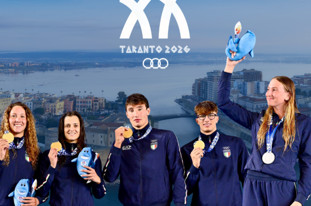 GIOCHI DEL MEDITERRANEO TARANTO: MANCINI ORO CON LA STAFFETTA, BIASIOLI ARGENTO