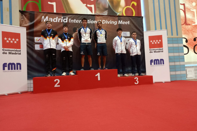 DIVING MEET MADRID: TIMBRETTI ORO NEL SINCRO DA PIATTAFORMA